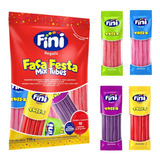 Kit Com 50 Unidades Fini Tubes Mix Tubes Vários Sabores 15g
