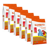 Kit Com 6 - Ração Extrusada Biotron Bambito Extrusado 500g
