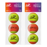 Kit Com 6 Bolinhas De Beach Tennis Stage 2