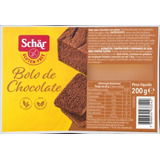Kit Com 6 Bolos De Chocolate Sem Glúten Schar 200g
