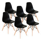 Kit Com 6 Cadeiras Charles Eames