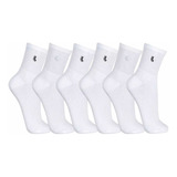 Kit Com 6 Pares Meia Lupo Cano Médio