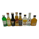 Kit Com 8 Miniaturas De Bebidas Originais E Lacradas 50 Ml 