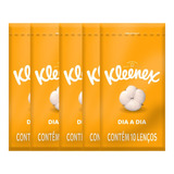 Kit Com 8 Pacotes Lenço Kleenex De Bolso 10 Un Cada Carro
