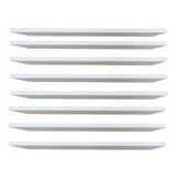 Kit Com 8 Prateleiras 60x30 Mdf Branco Suporte Inv