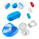 Kit Com Aparelho Nasal + Anti Ronco Apnéia + Bucal Bruxismo