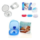 Kit Com Aparelho Nasal + Anti Ronco Apnéia + Bucal Bruxismo