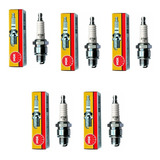 Kit Com Cinco Velas Motor De Popa 2 Tempos Ngk Todos