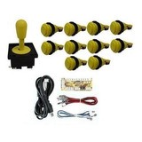 Kit Comando Aegir + 10 Botoes De Nylon + Placa Zero Delay