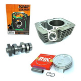 Kit Comando Pistão Competição Premium Bros Nxr 150 Par 220cc