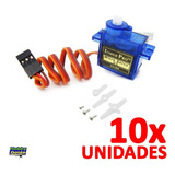 Kit Combo 10 Micro Servo Motor 9g Aero Asa Frete Grátis