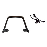 Kit Combo Alça Traseira Cbx 750 F + Par De Manete Preto
