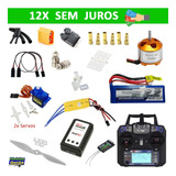 Kit Combo Elet. Asa Zagi 100-120cm + Rádio Flysky Fs-i6 + B3