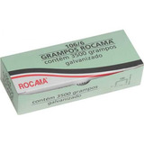 Kit Combo Grampo Rocama 106/6 6mm Grampeador 6cx =21.000 Pçs