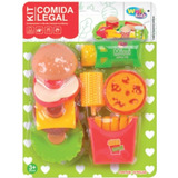 Kit Comida Lanchonete Lanche Desmontável Infantil