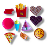 Kit Comidinha Infantil Lanche Pizza Hot Dog Batata Fast Food