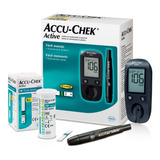Kit Completo Accu-check Active -aparelho Medidor De Glicemia