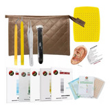 Kit Completo Acupuntura Auricular 13 Peças Auriculoterapia 