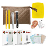 Kit Completo Acupuntura Auricular 13 Peças Auriculoterapia 