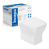 Kit Completo Bacia Boss Incepa + Assento E Itens Instalação Cor Branco