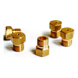 Kit Completo Bico Injetores Gas Glp Fogão 4 Bocas Brastemp