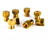 Kit Completo Bico Injetores Gas Glp Fogão 5 Bocas Brastemp