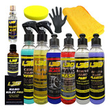 Kit Completo Cera Automotiva Vitrificador Polidor Shampo L3d