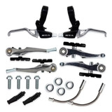 Kit Completo Freio V Brake Alumínio Gta Bike Aro 20 24 26 29