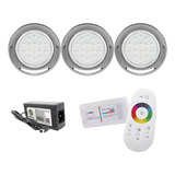 Kit Completo Iluminação Piscina 60m² -