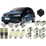 Kit Completo Lampadas Led Gol Voyage G4 G5 G6 G7 + Rele
