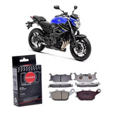 Kit Completo Pastilha Freio Yamaha Xj6 600 Ano 2009 A 2015