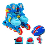 Kit Completo Patins Infantil 2 Em