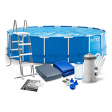 Kit Completo Piscina Intex 16.805 L Estrutural Armação 220v