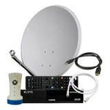 Kit Completo Receptor Digital Full Hd Satmax 5 - Banda C/ku Cor Preto Operadora De Tv Oi Tv
