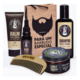 Kit Completo Shampoo Pomada Modeladora Balm