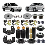 Kit Completo Suspensão Dianteiro Traseiro Corsa Celta Prisma