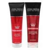 Kit Condicionador E Shampoo Radiant Red Boosting John Frieda