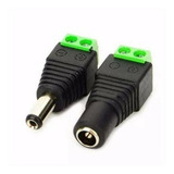 Kit Conector Plug P4 Macho Femea Borne 2 Vias Cftv Arduino