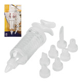 Kit Confeiteiro Bisnaga Decorador De Bolos Doces 8 Bicos