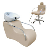 Kit Confort Plus Para Salão Lavatório + Poltrona Fixa