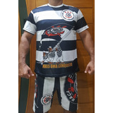 Kit Conjunto Camisa E Bermuda Pavilhão Nove ,lançamento