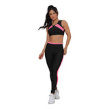 Kit Conjunto Fitness Feminino Roupa Academia