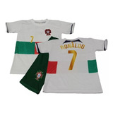 Kit Conjunto Infantil Da Seleçao Do Portugal