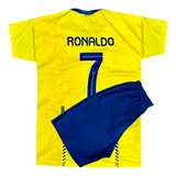 Kit Conjunto Infantil Jogo Futebol Camisa Shorts Time Europa