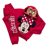 Kit Conjunto Moletom Infantil Menina Personagem Minnie