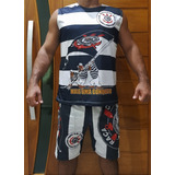 Kit Conjunto Regata E Bermuda Pavilhão Nove Lançamento
