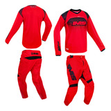 Kit Conjunto Roupa Motocross Cala Camisa Ims Vermelho Total