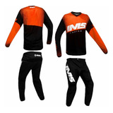 Kit Conjunto Roupa Motocross Trilha Calça