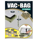 Kit Conjunto Saco À Vácuo Vac Bag 4 Embalagens Médio + Bomba