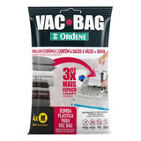 Kit Conjunto Saco À Vácuo Vac Bag 4 Embalagens Médio + Bomba